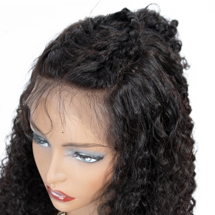 Brazilian Kinky Curly Lace Front Human Hair Wigs