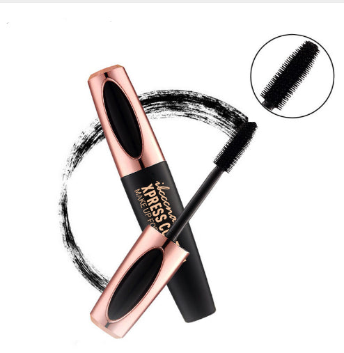 Long Curling Mascara Makeup Eyelash Black Waterproof Fiber Mascara Eye Lashes