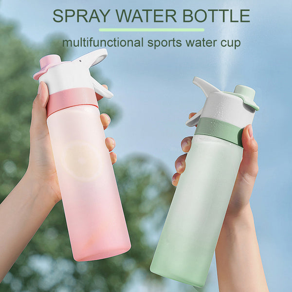 Spray Water Bottle For Girls Outdoor Sport Fitness Water Cup Large Capacity Spray Bottle Drinkware Travel Bottles Kitchen Gadgets