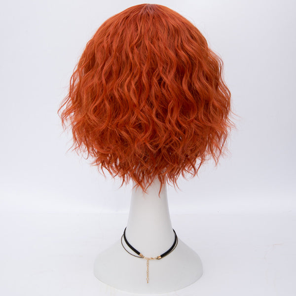 Color Short Curly Corn Hot Cosplay Wig