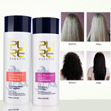 PURC Straightening hair Repair and straighten damage hair products Brazilian keratin treatment + purifying shampoo