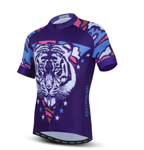 Cycling Jerseys Men 3D Lion Printing Bicycle Clothing Breathable Short Sleeve Mtb Shirts Quick Dry Bike Tops