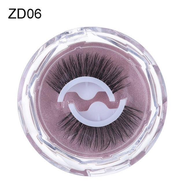 Self-adhesive Reusable Glue-free Eye Lashes With Natural Curl