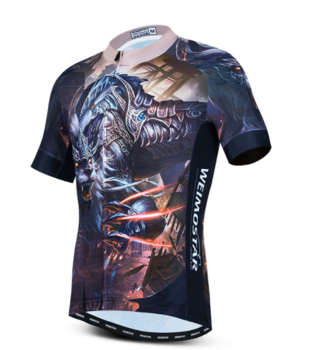 Cycling Jerseys Men 3D Lion Printing Bicycle Clothing Breathable Short Sleeve Mtb Shirts Quick Dry Bike Tops