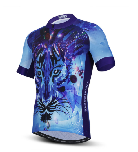 Cycling Jerseys Men 3D Lion Printing Bicycle Clothing Breathable Short Sleeve Mtb Shirts Quick Dry Bike Tops